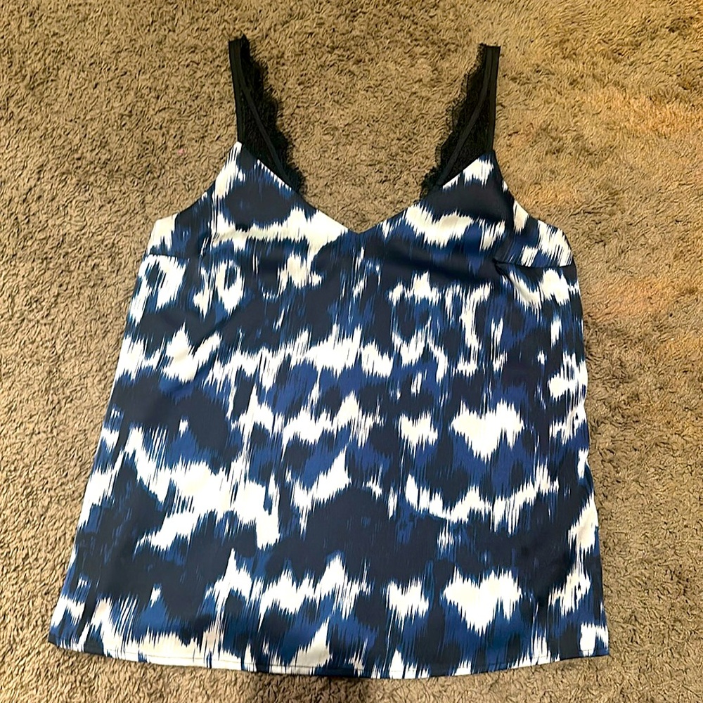 Express Lace-strapped, Patterned Cami